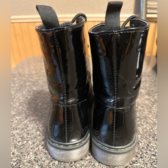 Black Lace-Up Ankle Boots by Charles David - Picture 9 of 13